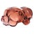 Figurative Fenton Petal Pink Reclining Bear – Handcrafted Glass Figurine (1991-1995) For Sale - Image 3 of 6