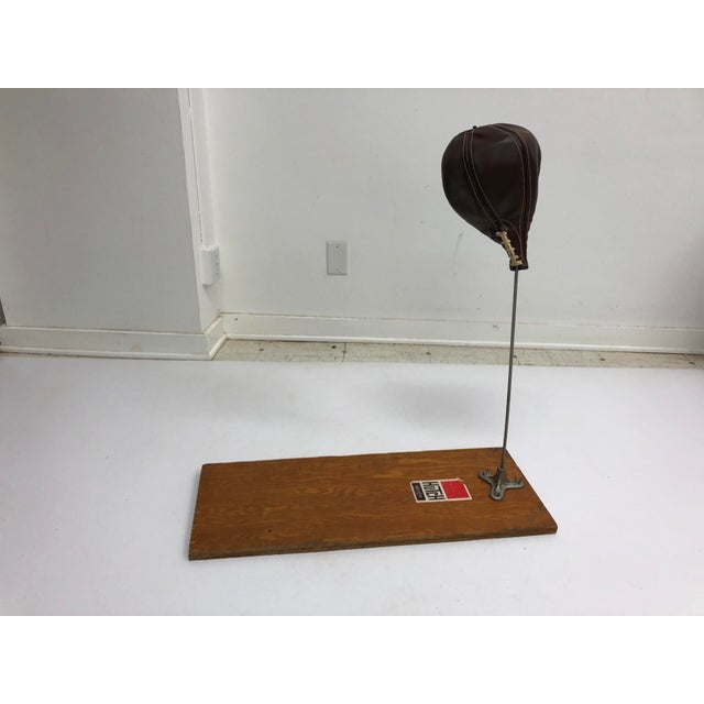 Vintage Boxing Speed Bag With Platform Chairish