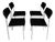 Stacking Chairs by Gijs van der Sluis, 1970s, Set of 4 For Sale