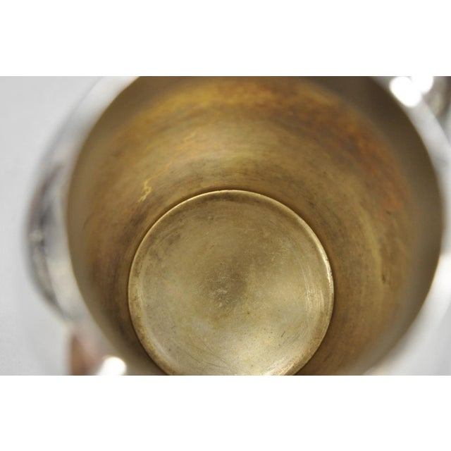 Vintage Art Deco Silver Plated Martini Cocktail Shaker Pitcher by Poole 2601 For Sale - Image 12 of 16