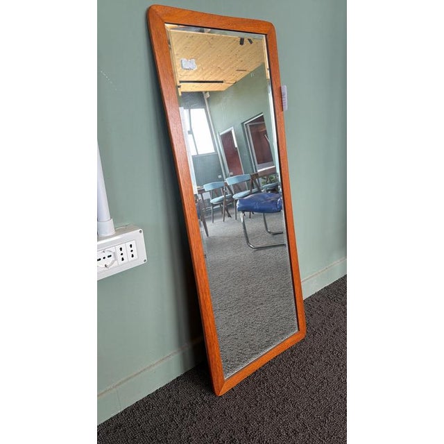 Rectangular teak-framed mirror, 1960 danish mirrors from the 1960s are often characterized by great design simplicity. In...
