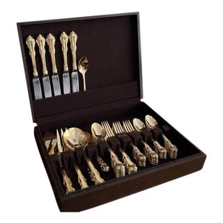 1980s American Towle Supreme Cutlery Service for (8) - 71 pcs For Sale