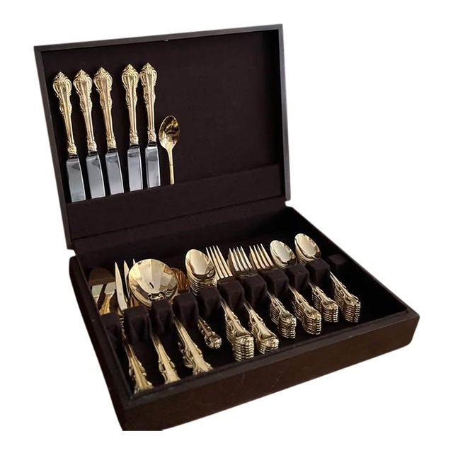 1980s American Towle Supreme Cutlery Service for (8) - 71 pcs For Sale