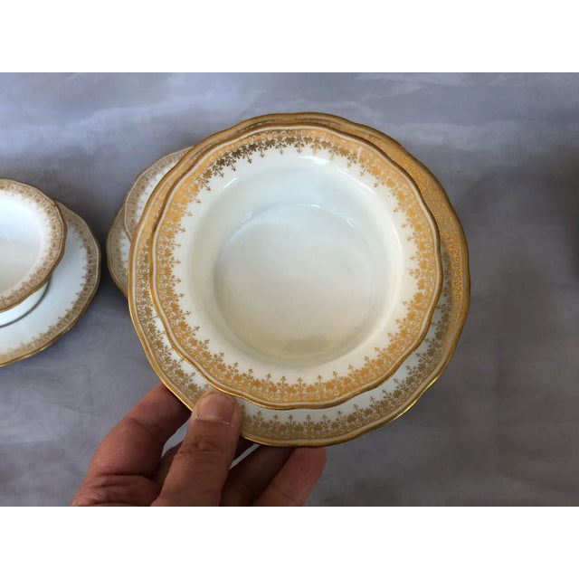 Antique Limoges Porcelain Ramekins & Saucers Set 8 Pieces Chairish