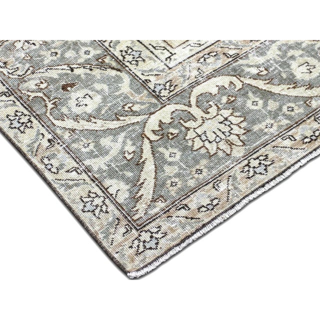 Transitional 1940s Persian Tabriz Rug For Sale - Image 3 of 6