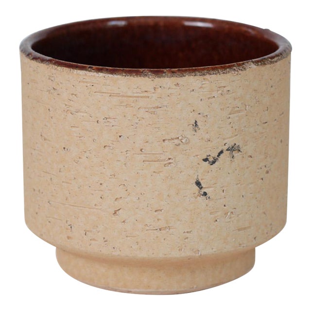 Mid-Century Modern West German Stoneware Pottery Planter For Sale