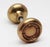 Art Deco style concentric design doorknob made of bronze with a polished finish. The manufacturer and date of creation is...