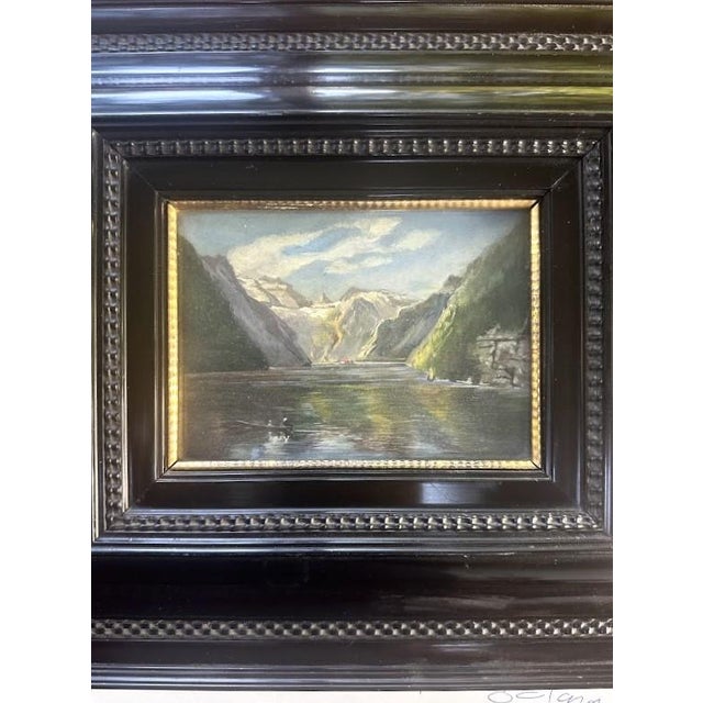 American Vintage Oil on Panel For Sale - Image 3 of 5