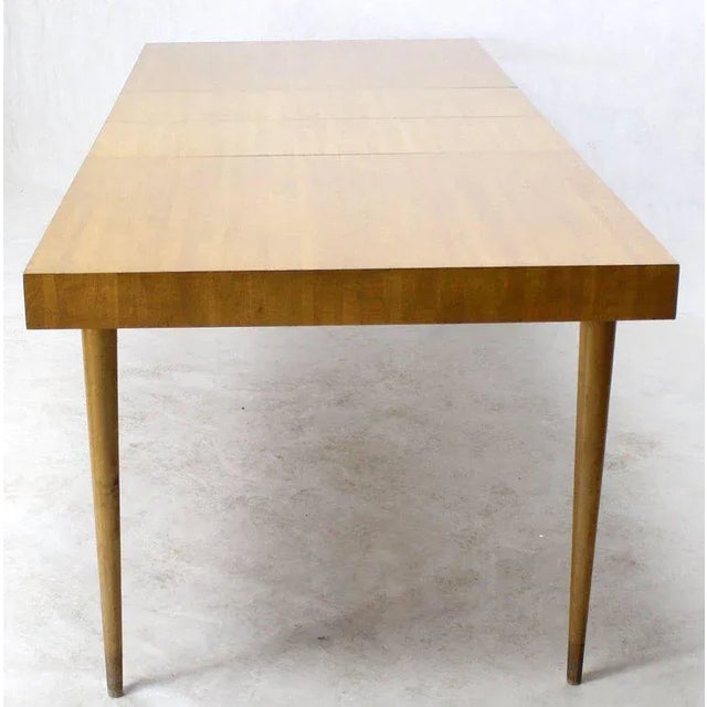 Edmond J. Spence Swedish Blond Birch Dining Table W/ Two Extension Leafs For Sale - Image 6 of 11