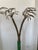 1950s Jansen Gilt Bronze Palm Trees Life Size a Pair For Sale - Image 5 of 15