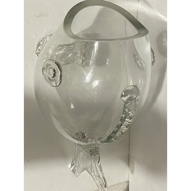 Mid 20th Century Modern Glass Fish Bowl For Sale In Los Angeles - Image 6 of 11