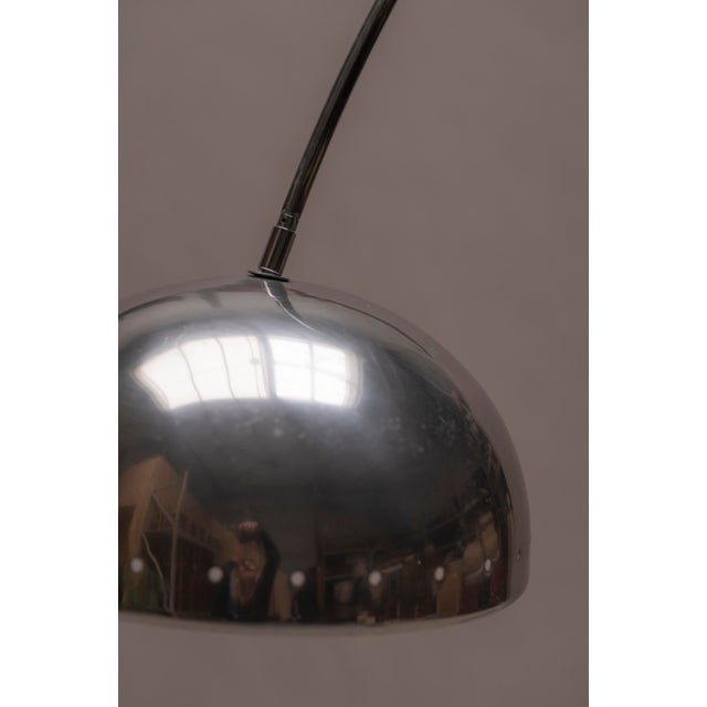Space Age Arc Floor Lamp in Chromed Steel, 1970 For Sale - Image 12 of 13