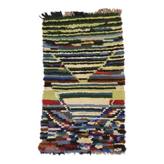 Vintage Berber Moroccan Rug - 02'08 X 04'06 For Sale