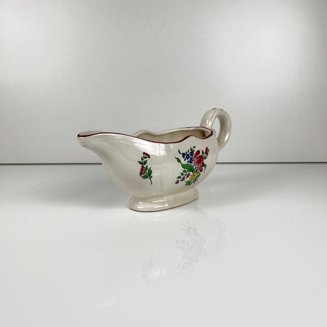 1960s Long Réverbère Sauce Boat from KG Lunéville, 1950s For Sale - Image 5 of 10