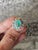 Modern Set in 18k Gold, Colombian Emerald, Multi Sapphires & Diamond Dome Cocktail Ring, Us Size 5.5 For Sale - Image 3 of 12