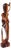 African Sculpture in Lacquered Wood, 1920s For Sale