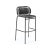 Black cielo bar stool by sebastian herkner materials: galvanized and powder-coated tubular steel. Pvc strings are made...