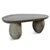 Contemporary Organic Modern Stone Boulder Outdoor Bench / Coffee Table For Sale - Image 3 of 7