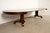 R. J. Horner Style Monumental Antique American Empire Mahogany Split Pedestal Extension Dining Table With Eight Leaves, Newly Refinished For Sale - Image 10 of 14