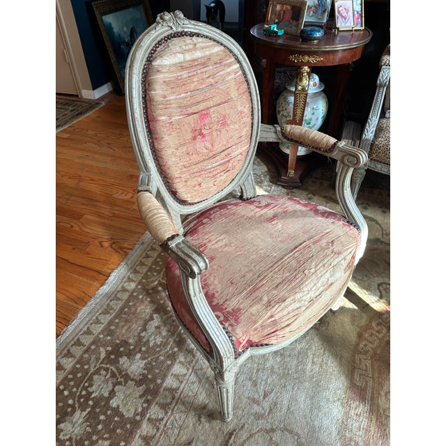 Antique Louis XVI Fauteuil or Armchair For Sale - Image 13 of 13