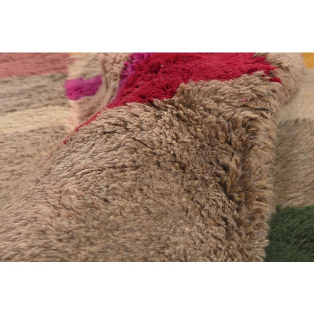 Contemporary Beni Mrirt Moroccan Rug, 09'03 X 11'07 For Sale In Dallas - Image 6 of 10