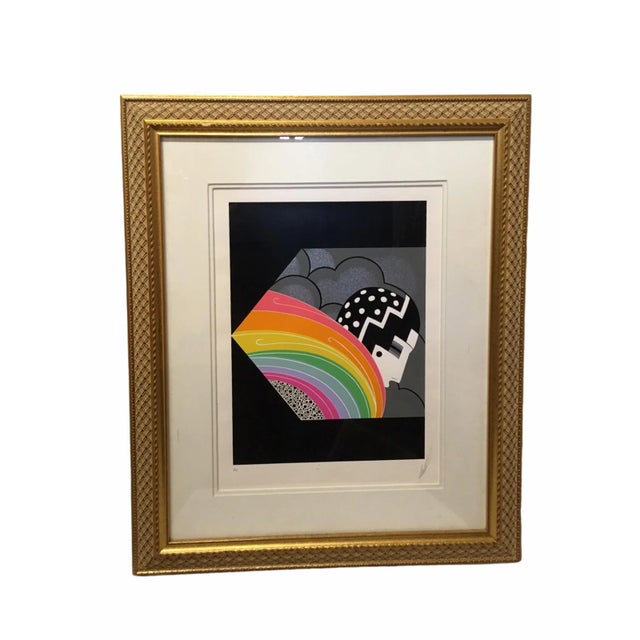 Vintage 1978 Romain De Tirtoff (Erte) Signed Serigraph “The Tempest” For Sale - Image 12 of 12