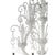 Glass Chandelier with Curled Murano Glass Details by Simoeng For Sale - Image 7 of 8