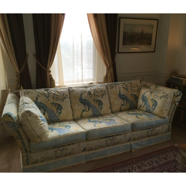 Luxurious Vintage Knole Drop-Arm Sofa, Custom-Made in Uk. Comfort With Style! For Sale In Miami - Image 6 of 10