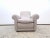 Gray Italian Grey Leather Armchair from Baxter For Sale - Image 8 of 12