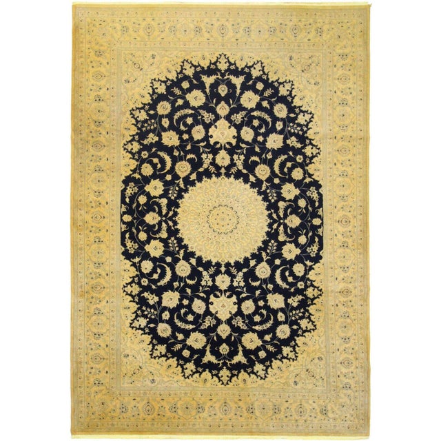 Middle Eastern Hand-Knotted Rug For Sale