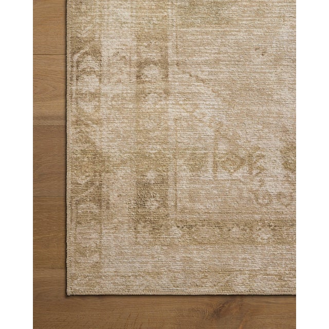 Loloi Rugs Amber Lewis x Loloi Cambria Natural / Jade 2'-6" x 7'-6" Runner Rug For Sale - Image 4 of 5