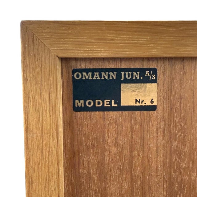 Brown Danish Modern Model 6 Bookcase by Gunni Omann, Omann Jun For Sale - Image 8 of 8