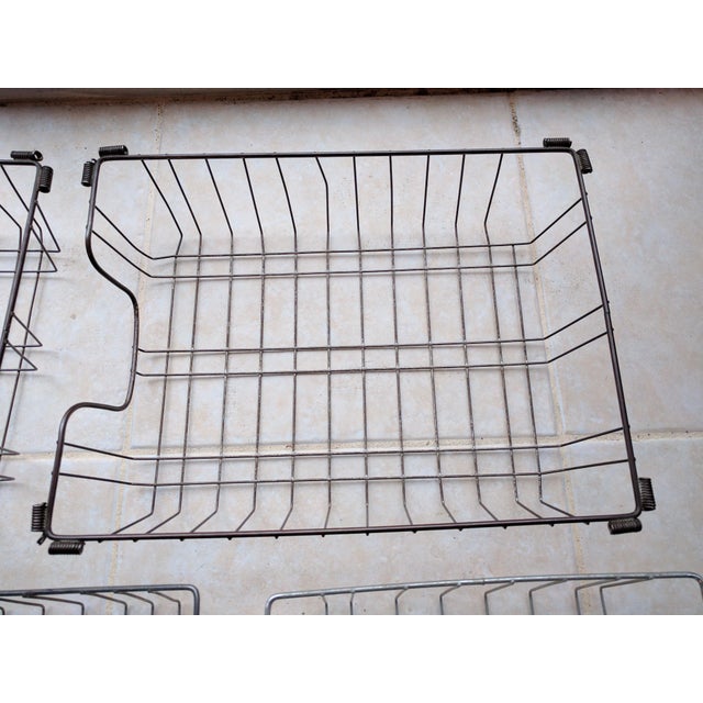 Vintage Wire Office Baskets Set of 5 Chairish