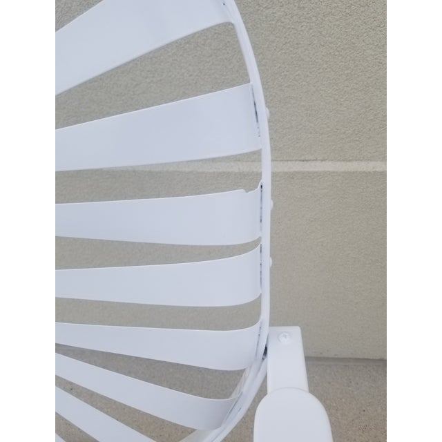 Stunning and Iconic Pair of French 1930s Art Deco Garden or Patio Chairs by Francois Carre. Entirely Restored. and...