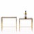 Early 20th Century Pair Italian Brass Nesting Tables, Hollywood Regency Style For Sale In Philadelphia - Image 6 of 8