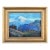 Early 20th Century Mt. Shasta Landscape in Oil on Illustration Board by Lorenz E. Griffith For Sale