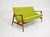 Modern Mid Century Style Sofa Lime Green For Sale - Image 4 of 4