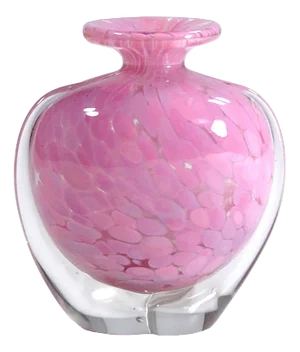 Small Vintage Glass Vase from Mdina, 1980s