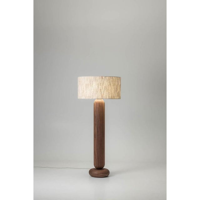 Contemporary Patch CL140 Walnut Floor Lamp by Jeroen De Ruddere For Sale - Image 3 of 4