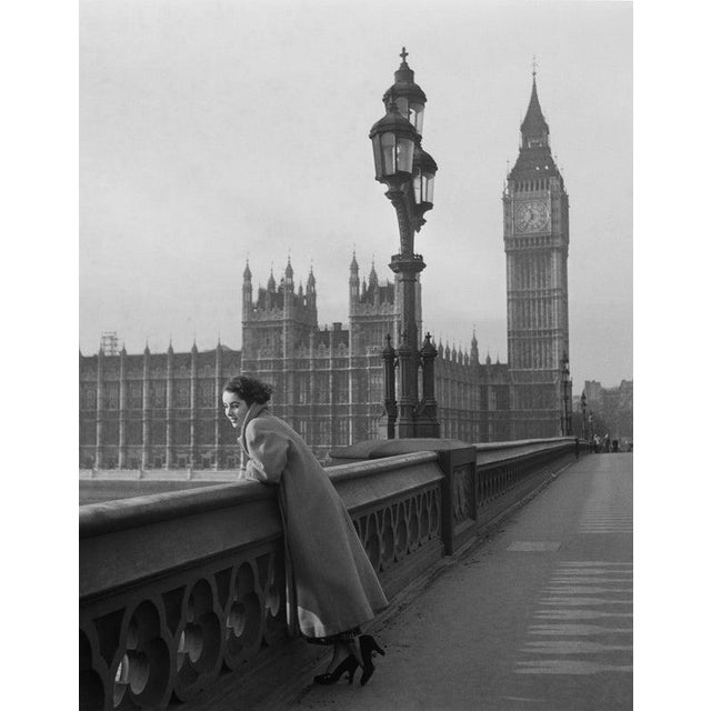 Taylor In London November 1948: The actress Elizabeth Taylor on Westminster Bridge in London. (Photo by Keystone...