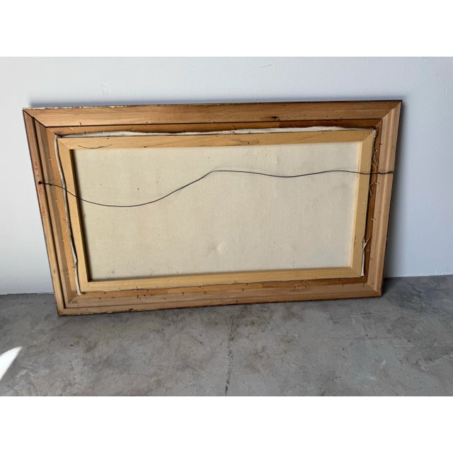 1980’s Jorge Guarderas “San Francisco, Quito Ecuador” Landscape Oil on Canvas Painting, Framed For Sale - Image 12 of 12