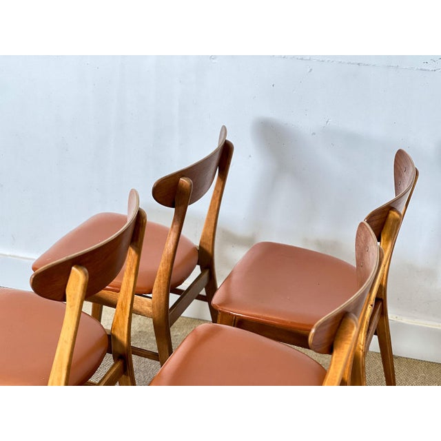 Wood Model 210 Dining Chairs from Farstrup, 1950s, Set of 6 For Sale - Image 7 of 17
