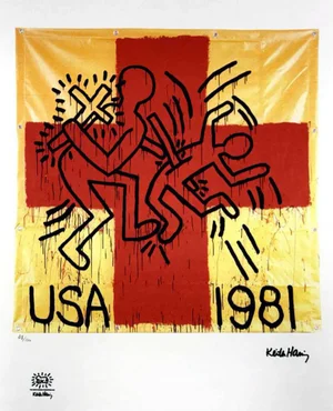 Keith Haring, Pop Art Composition, Print