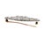 Antique Art Deco Platinum & 14k Yellow Gold Diamonds Studded Brooch For Sale In New York - Image 6 of 9