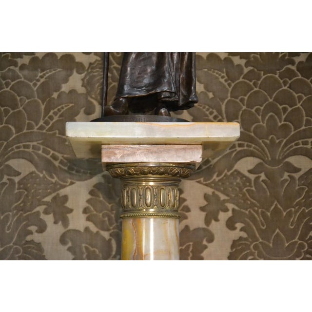 Onyx Column, Late 19th Century For Sale - Image 12 of 14