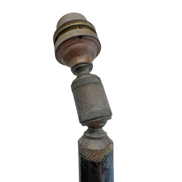 French Tripod Floor Lamp with Plant Pot in the style of Georges Jouve, 1950s For Sale - Image 12 of 13