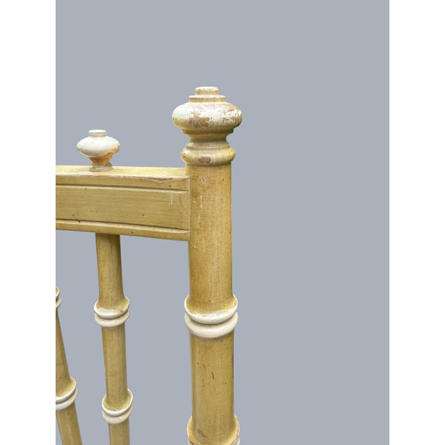 This corner desk is the Thomasville Allegro faux-bamboo corner vanity or writing desk from the 1966 collection and...