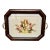 Wood Serving Tray With Dried Flowers For Sale
