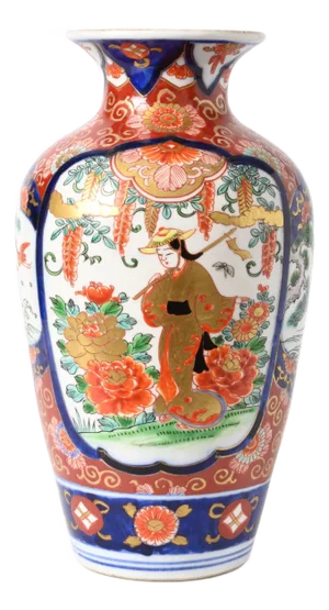 Japanese Imari Porcelain Vase from Nippon Tokusei, 1900s
