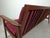 Maroon Scandinavian Teak Sofa Bench, 1950s For Sale - Image 8 of 18
